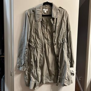 Size 8 light olive Ann Taylor loft jacket for women